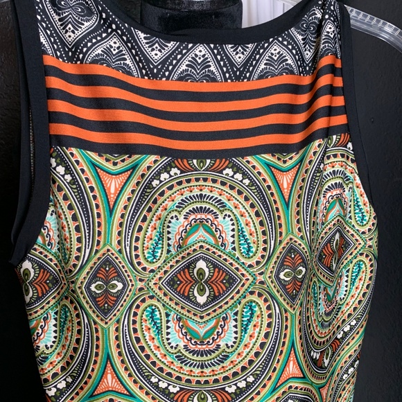 Vintage MCM 70’s, boho, groovy, mod, retro, very Much a Vibe dress - Picture 6 of 11